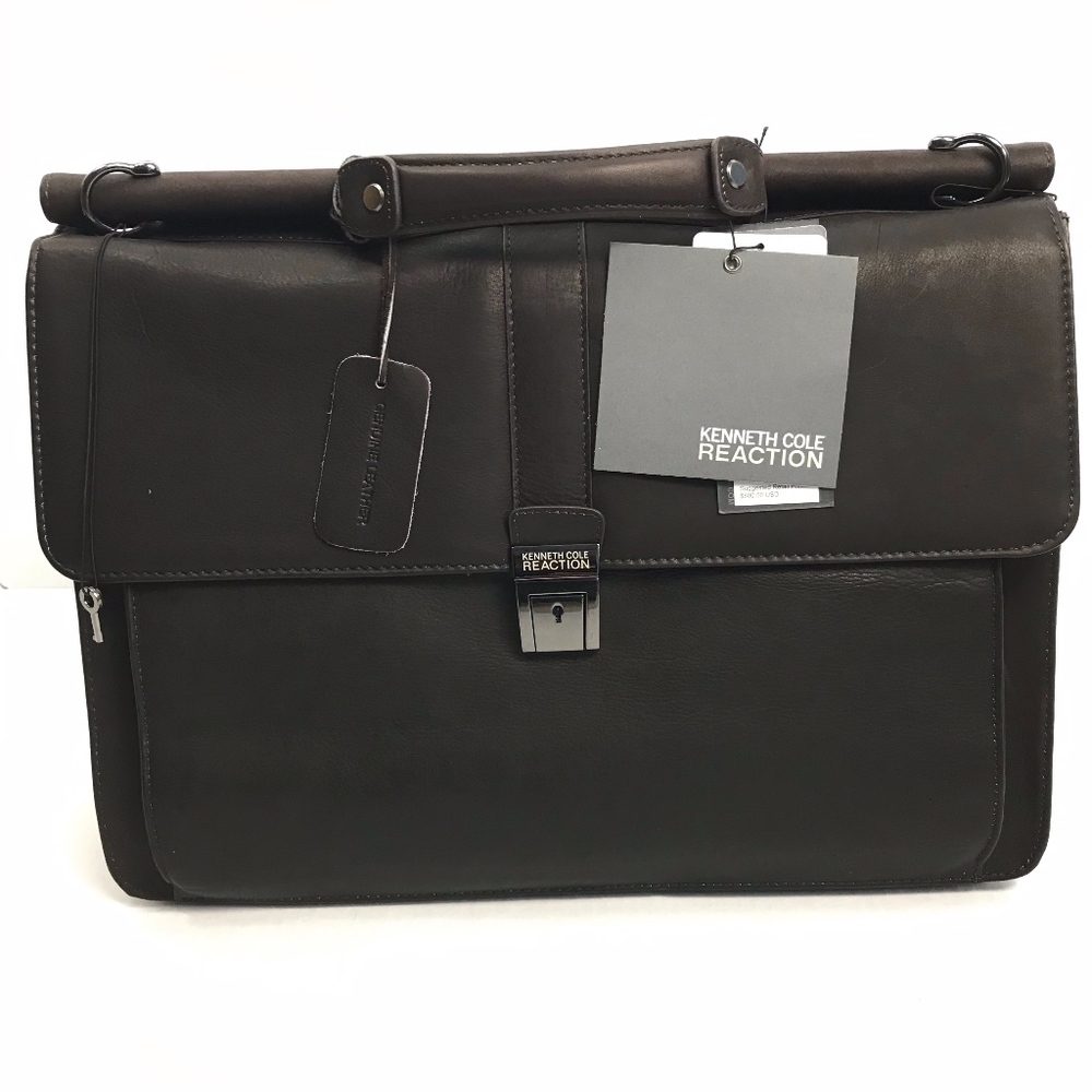 Kenneth Cole Reaction brown Leather Laptop…